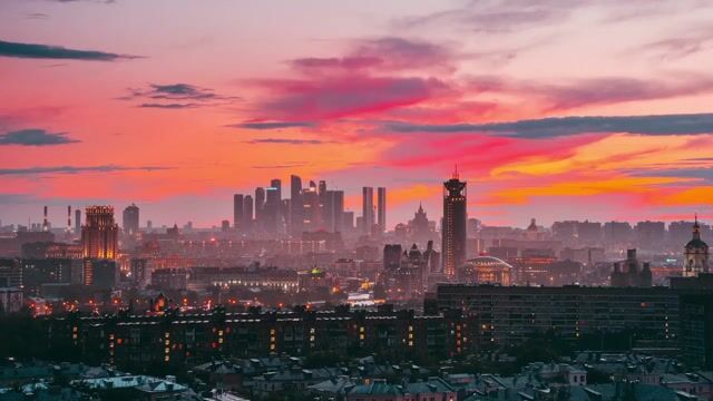 City, sunset, buildings - soultrain