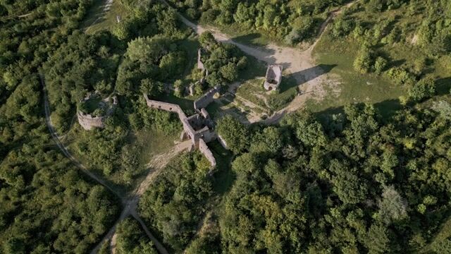 Ruins, castle, turkish-hungarian battle