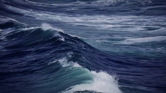 Wave, breaking, sea, water, crashing, air, - BlenderTimer